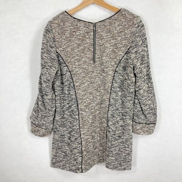 Nic + Zoe V Neck Tunic Sweater Boho Grandma Core Academia Church Career M - Picture 3 of 6